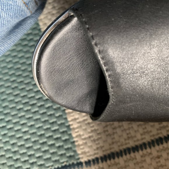 DESIGN LAB leather mule wedge heels (EUR 40 / US 8.5) - Picture 6 of 8